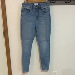 LOFT made and loved, High Rise Light Blue Jeans, the jegging, size 6